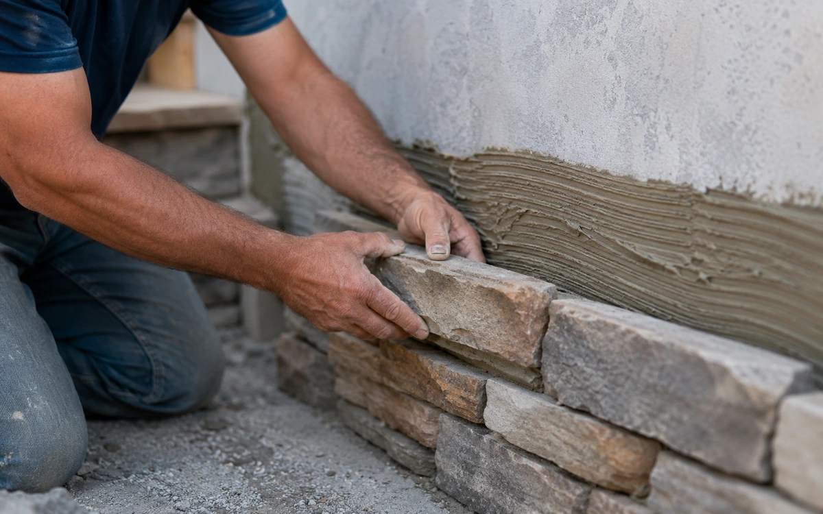 Cultured stone installation contractor